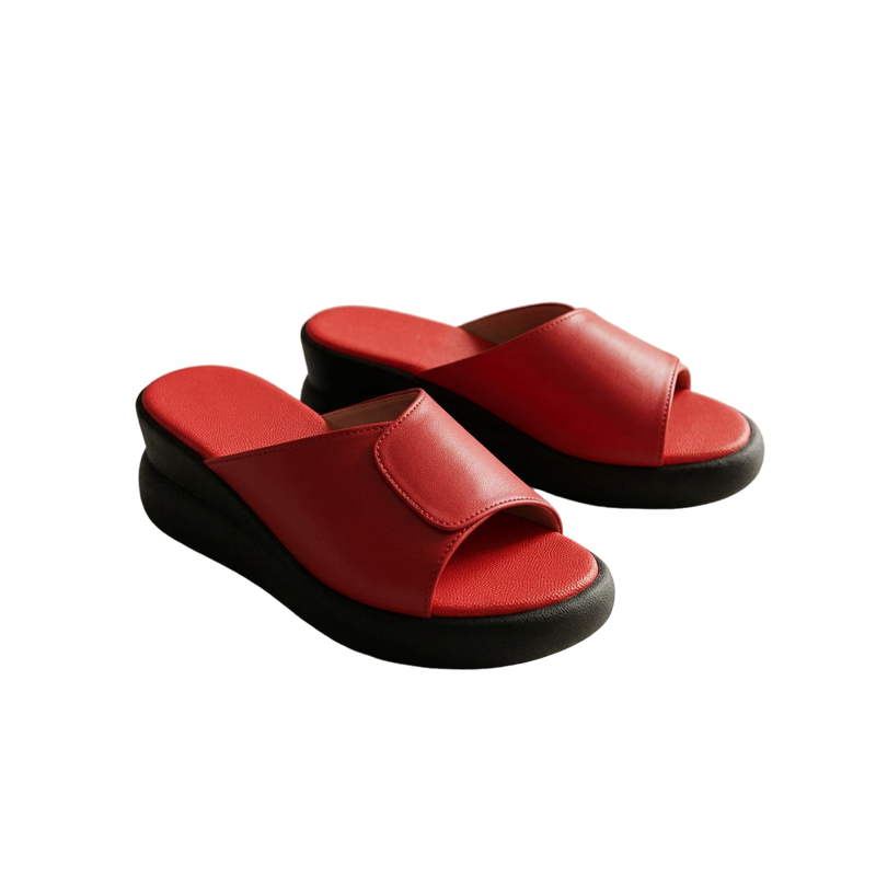 sandalia rojo x1