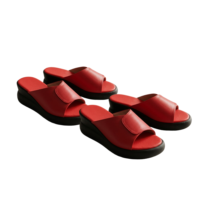 sandalia rojo x2