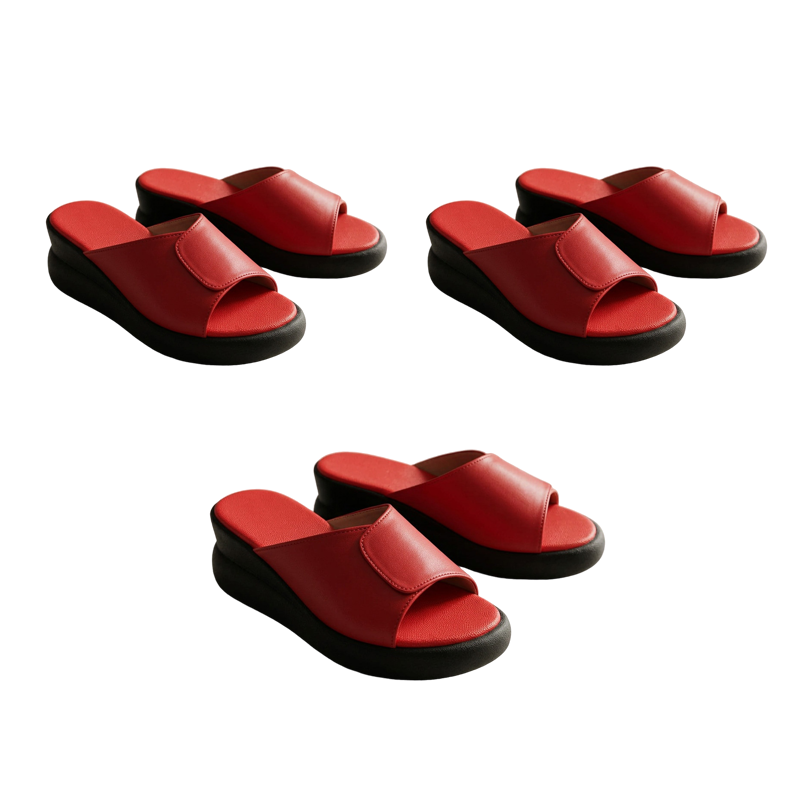 sandalia rojo x3